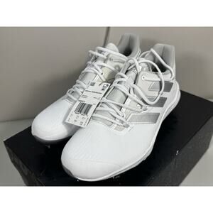 Adidas Adizero Afterburner 8 Metal Baseball Cleats White Mens Size 8 H00971